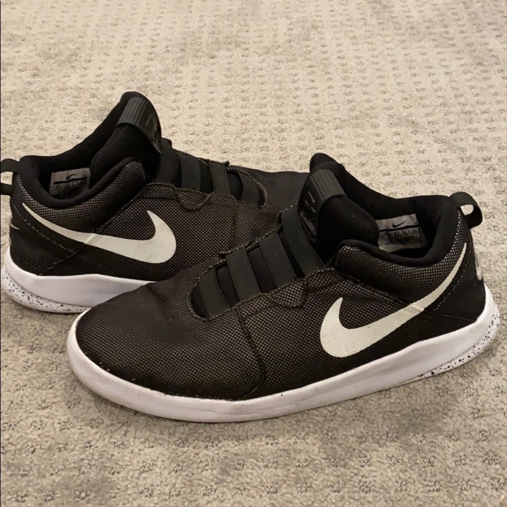 Black Nike High-Top Slip Ons